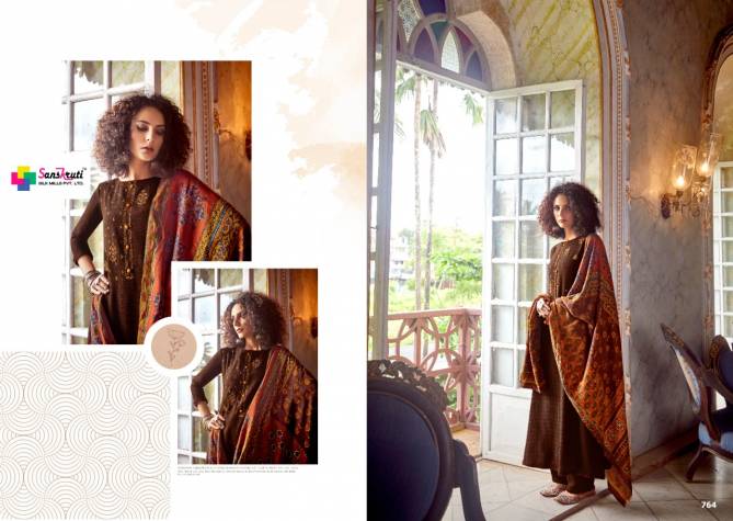 Sanskruti Fawziyah Winter Casual Wear Pashmina Printed Designer  Collection
